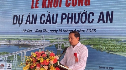 ស្ពាន Phuoc An តភ្ជាប់ Ba Ria-Vung Tau និង Dong Nai បានចាប់ផ្តើមហើយ។