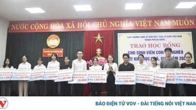 Đà Nẵng trao học bổng tặng sinh viên con hộ nghèo