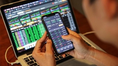 Stocks race to purple, VN-Index increases sharply by nearly 22 points