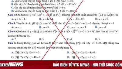 Giả mạo Bộ GD&ĐT công bố đề tham khảo thi tốt nghiệp THPT 2025