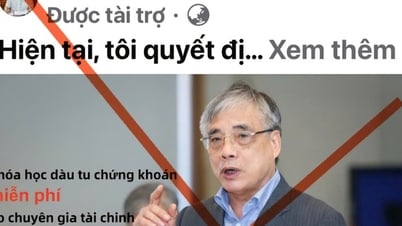 បណ្ឌិត Tran Dinh Thien ត្រូវបានគេក្លែងបន្លំដើម្បីអញ្ជើញវិនិយោគ និងលក់វគ្គសិក្សានៅលើ Facebook ។