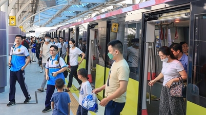 Gần 400 nghìn người đi metro Nhổn