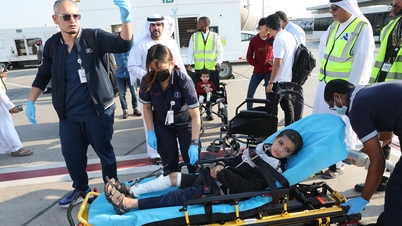 Bệnh nhi Gaza được đưa đến UAE