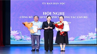 Ủy ban Dân tộc tổ chức Hội nghị công bố quyết định về công tác cán bộ