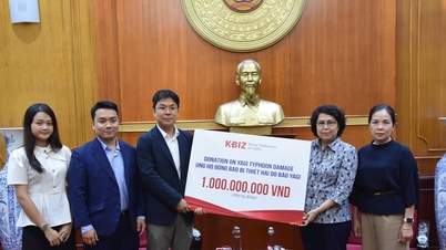 Chung sức, chung lòng đồng hành cùng người dân sau cơn bão số 3