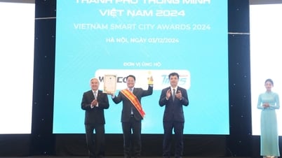 ទីក្រុងហាណូយបានផ្តល់កិត្តិយសក្នុងកម្មវិធី Vietnam Smart City Award 2024