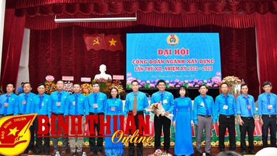 Mr. Huynh Ngoc Chon re-elected Chairman of the Construction Trade Union of Binh Thuan province