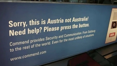 Bức ảnh 'Austria, không phải Australia' gây sốt