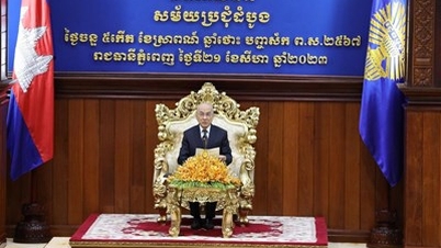 ពិធីបើកសម័យប្រជុំលើកទី១ នៃរដ្ឋសភាកម្ពុជា។