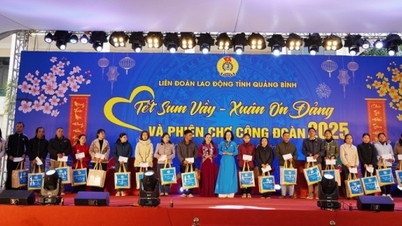 Tết sum vầy - Xuân ơn Đảng: Lan tỏa nghĩa tình đến đoàn viên, người lao động tại Quảng Bình