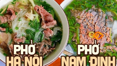 ភាពខុសគ្នាធម្មតាចំនួន 3 រវាងស៊ុបមីសាច់គោហាណូយ និងស៊ុបគុយទាវសាច់គោ Nam Dinh