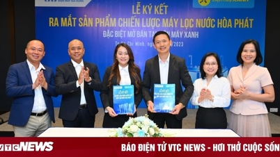 Hòa Phát và Điện máy Xanh hợp tác chiến lược phân phối sản phẩm máy lọc nước