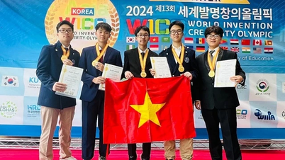 Học sinh Việt Nam giành huy chương vàng Olympic phát minh và sáng chế thế giới
