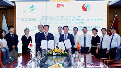 Bộ TN&MT Việt Nam và Bộ Môi trường Nhật Bản ký kết Ý định thư hợp tác quản lý rác thải biển