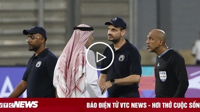 Indonesian players fight, police escort referee off the field