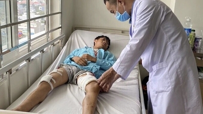 Homemade firecrackers exploded, 6th grade boy was stabbed with 18 pieces of glass