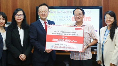 Dai-ichi Life Vietnam បរិច្ចាក 500 លានដុង ដើម្បីជួយដល់សាលារៀន