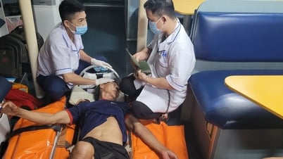 Cứu sống thuyền viên Quảng Ngãi bị đột quỵ trên vùng biển Hoàng Sa