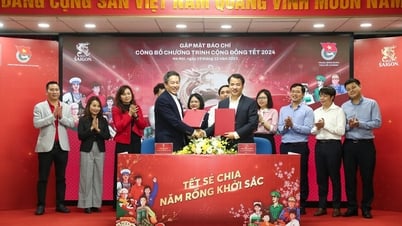 BIA SAIGON VÀ TRUNG ƯƠNG ĐOÀN CÙNG CÔNG BỐ CHƯƠNG TRÌNH CỘNG ĐỒNG TẾT GIÁP THÌN 2024, TRAO HƠN 10.400 PHẦN QUÀ TẾT TẠI 25 TỈNH THÀNH TRÊN TOÀN QUỐC