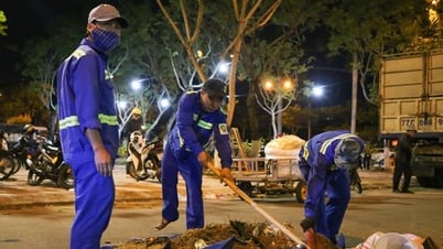 في ليلة رأس السنة الجديدة، يريد عمال الصرف الصحي البيئي في دا نانغ "العودة إلى منازلهم مبكرًا"
