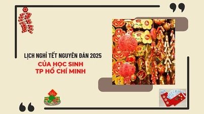 Calendrier des vacances du Nouvel An lunaire 2025 pour les étudiants de la ville. Hô Chi Minh