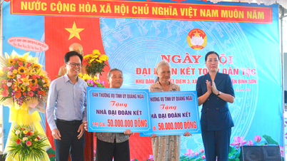 BSR រួមដំណើរជាមួយខេត្ត Quang Ngai ក្នុងការកសាងផ្ទះសាមគ្គី និងផ្តល់អំណោយដល់គ្រួសារក្រីក្រ
