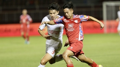 The first time Thong Nhat Stadium has VAR, Ho Chi Minh City Club wins dramatic points against The Cong Viettel