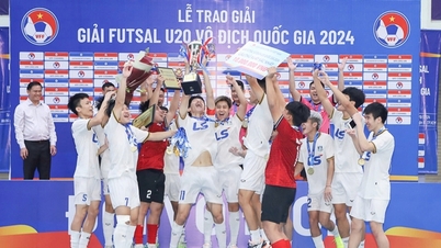 Quật ngã Sài Gòn Titans TP.HCM, Thái Sơn Bắc lên ngôi giải futsal U.20 quốc gia 2024
