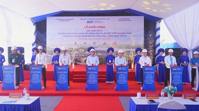 Groundbreaking ceremony for Cat Bi airport cargo terminal construction project