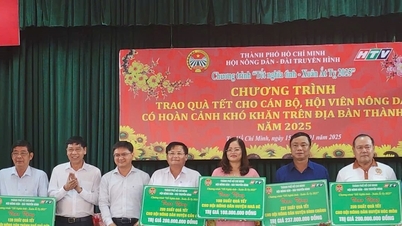 Trao tặng quà Tết cho hội viên nông dân có hoàn cảnh khó khăn