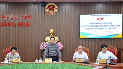 16 - 20 ពាន់លានដុល្លារអាមេរិកត្រូវការសម្រាប់គម្រោងសក្តានុពលដើម្បីបង្កើតរោងចក្រចម្រាញ់ប្រេង និងថាមពលជាតិនៅ Dung Quat