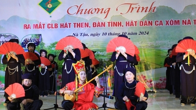 Ra mắt Câu lạc bộ hát Then, đàn tính, hát dân ca xóm Nà Tậu (Thạch An, Cao Bằng)