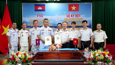 Vietnam People's Naval Academy and Royal Cambodian Naval Academy sign twinning agreement