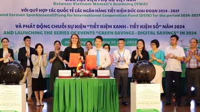 បណ្ឌិតសភាស្ត្រីវៀតណាមចុះហត្ថលេខាលើកិច្ចព្រមព្រៀងសហប្រតិបត្តិការជាមួយមូលនិធិសហប្រតិបត្តិការអន្តរជាតិរបស់ធនាគារសន្សំអាល្លឺម៉ង់