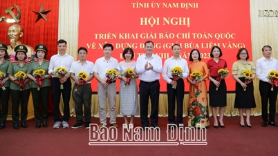 Nam Định phát động giải Báo chí toàn quốc về xây dựng Đảng lần thứ VIII