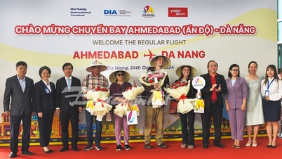 Đón chuyến bay đầu tiên từ Ahmedabad của Ấn Độ đến Đà Nẵng