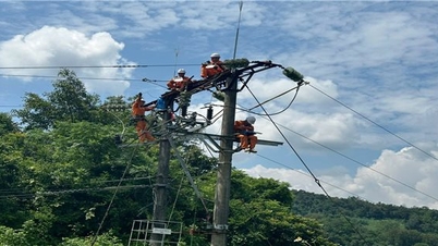 Tổng công ty Điện lực miền Bắc: Đã khôi phục cấp điện trở lại cho 95,23% khách hàng bị ảnh hưởng bởi bão số 3