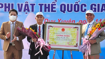 ពិធីបុណ្យ Ba Thu Bon បានប្រគល់វិញ្ញាបនបត្របេតិកភណ្ឌវប្បធម៌ជាតិ