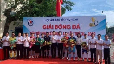 6 đội bóng tranh tài ở Giải Bóng đá Cúp Hội Nhà báo Nghệ An lần thứ XI