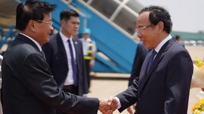 Ciudad Ho Chi Minh recibe al Secretario General y Presidente de Laos, Thongloun Sisoulith