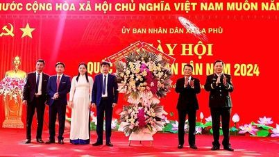 អនុប្រធានក្រុមប្រឹក្សាប្រជាជនទីក្រុងបានចូលរួមទិវាការពារជាតិនៅស្រុក Hoai Duc