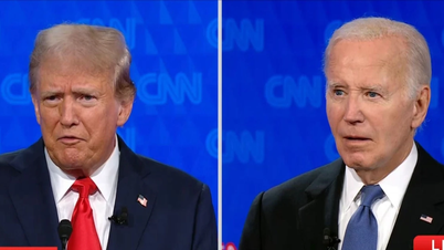 Tổng thống Mỹ Joe Biden và cựu Tổng thống Donald Trump tranh luận gay gắt