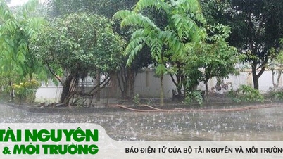 Mưa rào và dông tại khu vực phía