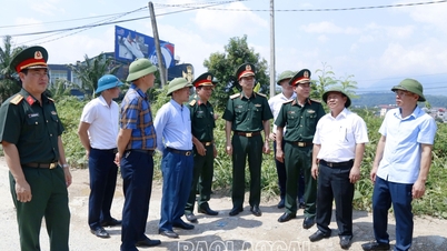 Ban Chỉ đạo Quốc gia phòng, chống thiên tai kiểm tra tại Lào Cai