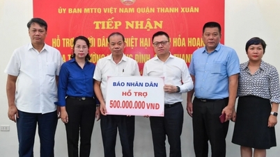 Báo Nhân Dân hỗ trợ các nạn nhân vụ cháy chung cư mini tại Khương Hạ