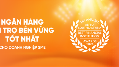 SHB ត្រូវបានផ្តល់កិត្តិយសជា "ធនាគារផ្តល់ហិរញ្ញប្បទានប្រកបដោយនិរន្តរភាពល្អបំផុតសម្រាប់សហគ្រាសធុនតូច និងមធ្យម"