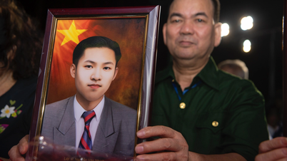 Emotional tears of relatives next to 66 restored martyrs' portraits