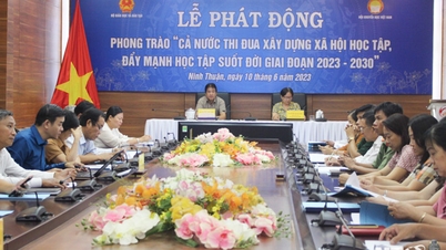Lễ phát động Phong trào “Cả nước thi đua xây dựng xã hội học tập, đẩy mạnh học tập suốt đời giai đoạn 2023 – 2030