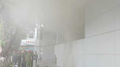 Cháy tầng hầm Nhà hát Trưng Vương ở Đà Nẵng