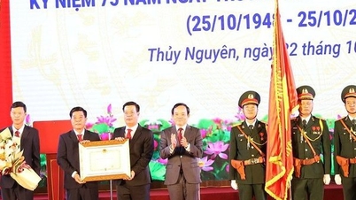 ស្រុក Thuy Nguyen ទទួលបានមេដាយឯករាជ្យថ្នាក់ទី១